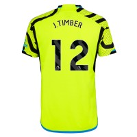 Arsenal Jurrien Timber #12 Replica Away Shirt 2023-24 Short Sleeve